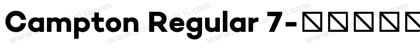 Campton Regular 7字体转换
